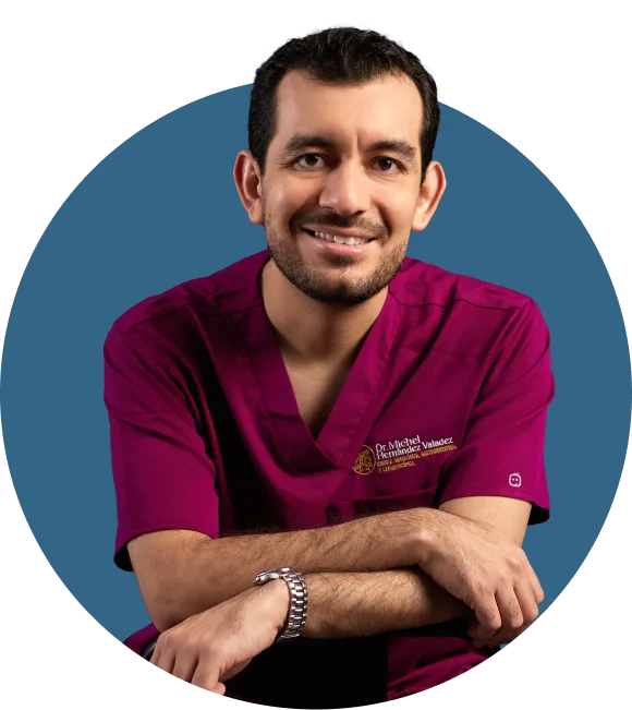 Dr. Michel Hernández Valadez, Cirujano Oncólogo