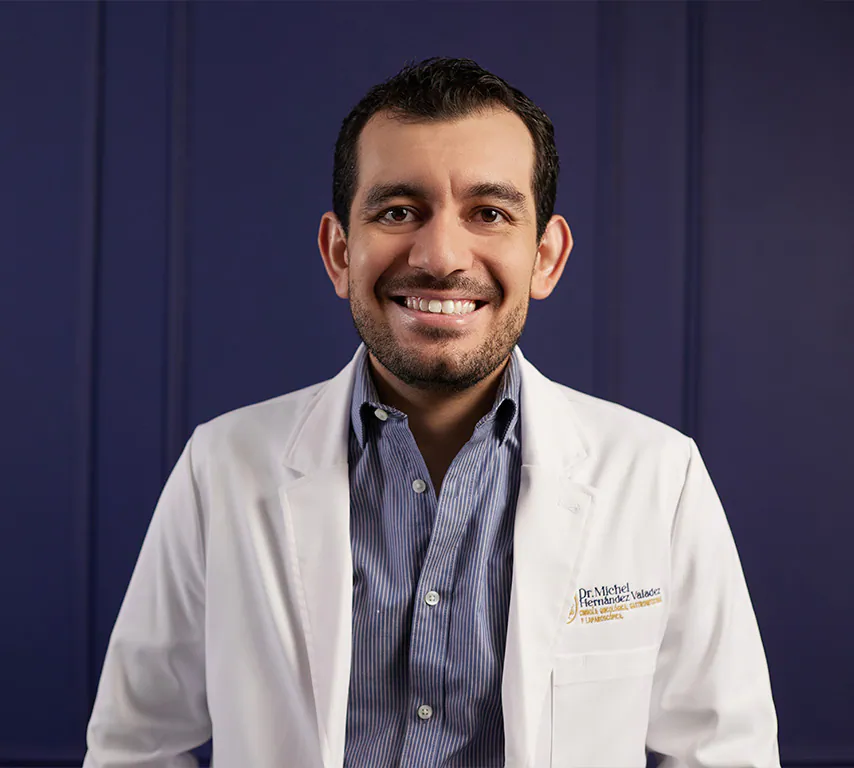 Dr. Michel Hernández Valadez, especialista certificado en Cirugía Oncológica